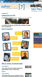 Mobile Screenshot of 2011.pythonbrasil.org.br
